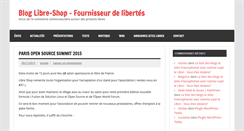 Desktop Screenshot of blog.libre-shop.com
