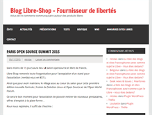 Tablet Screenshot of blog.libre-shop.com